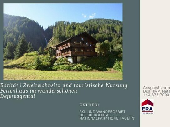 Rarität ! Ferienhaus im wunderschönen Defereggental