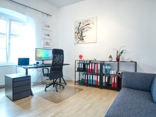 ALL INCLUSIVE MIETE: ca. 14m² Büro + Gemeinschaftsräume! inkl. Besprechungsräume, Internet, Reinigung, Heizung, Parkpla…