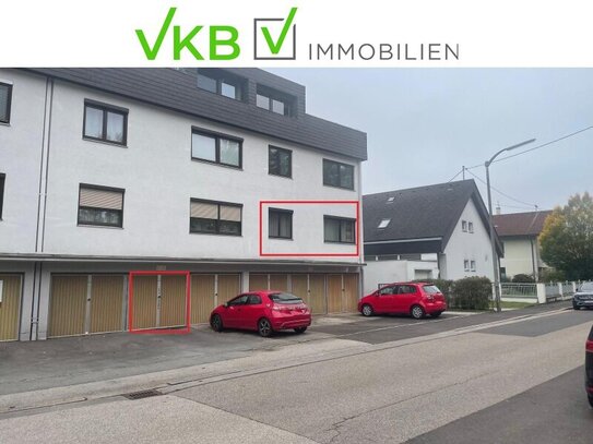 Gemütliche 3-Zimmerwohnung mit Loggia und Garagenplatz beim Wasserwald