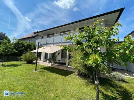 Ruhe - Sonne - Seenähe - schmuckes Einfamilienhaus in Topzustand - zentrale Lage Obertrum