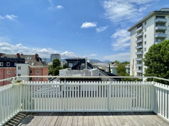 Exklusives Wohnen über den Dächern Klagenfurts – Charmante Maisonette mit Stadtblick