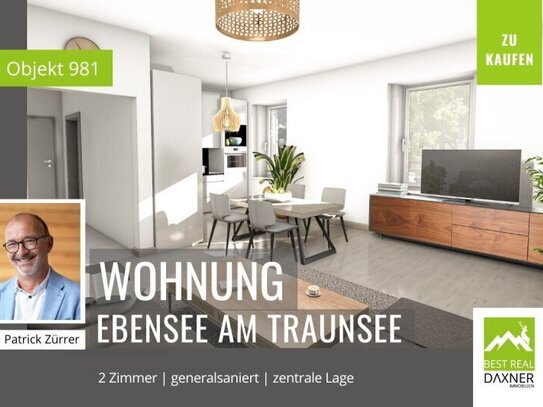 Generalsanierte 2 Zimmerwohnung im 1. Obergeschoss