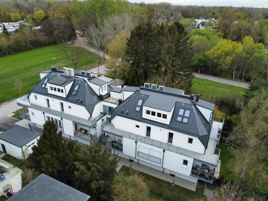 Direkt am oberen Mühlwasser! ERSTBEZUG Maisonette-Dachgeschosswohnung I ANLEGERPREIS I Gemeinschaftsgarten I Klimatisie…