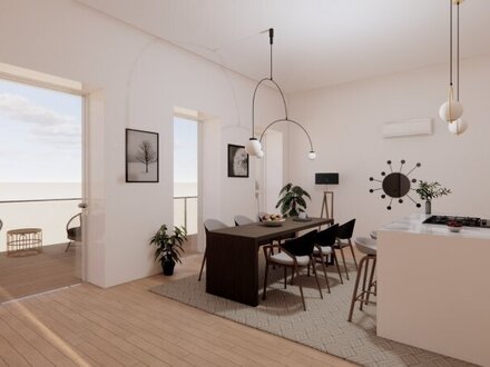 Sanierter Altbau I Wohnzimmer & Küche getrennt I Balkon, Loggia, Luftwärmepumpe, Fußbodenheizung I Energieausweis: fGEE…