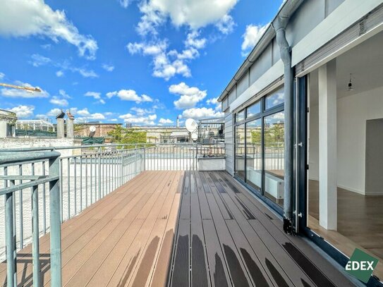 Ruhige DG-Maisonette mit Terrasse in der Innenstadt