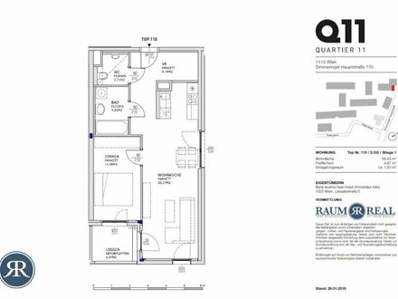 2-Zi. mit Loggia im 2.OG - TOP 110 (AB MAI)