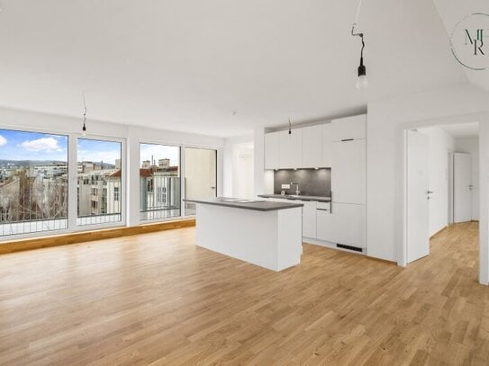 PROVISIONSFREIER MIETKAUF: Modernes Penthouse mit Dachterrasse und 360° Blick über Wien