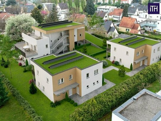 RUHELAGE + Sonnige Doppelhäuser in Graz-Wetzelsdorf mit attraktiven Freiflächen - Doppelhaushälften, sowie Wohnungen! P…