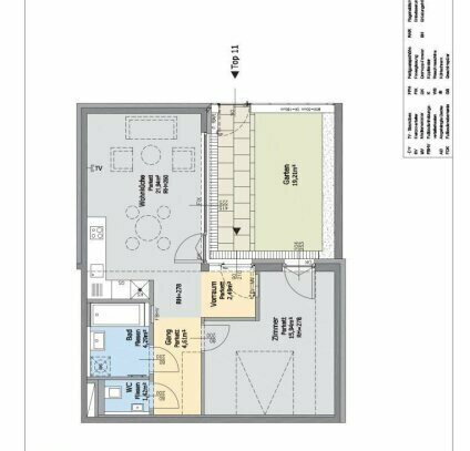 Moderne 2-Zimmer Wohnung mit Garten in Ruhelage