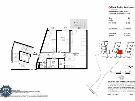 3-Zimmer im 2. OG mit Balkon, Süd-Lage - Top 221 (AB JUNI)