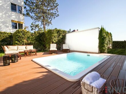 PERFEKTE GARTENWOHNUNG MIT POOL und TERRASSE IN SALMANSDORFER BESTLAGE II GARAGE II MÖBLIERT II NÄHE AMERICAN INERNATIO…