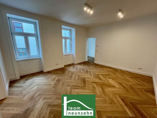 Altbau-Charme - Topsanierte Wohnung in begehrter Lage - Nähe Vorgartenmarkt. Bewilligter Balkon!