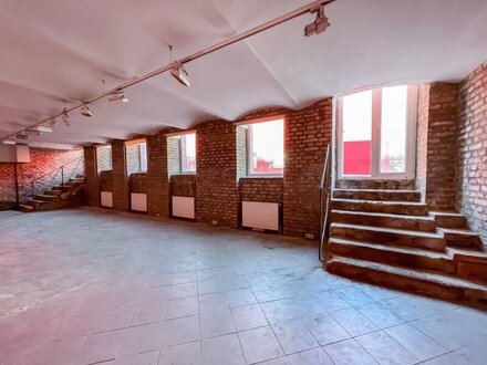 106 m2 für Atelier, Einzelhandel, Büro etc. im Souterrain in unmittelbarer Nähe zur U6 Station Währinger Straße! Vielse…