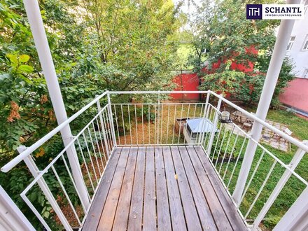 Neuer Preis! Grün Grün Grün und super Ruhelage! Frisch sanierte Kleinwohnung mit hofseitigem Balkon! Blick ins Grüne +…