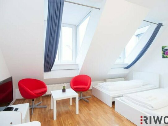 Studiowohnung im Dachgeschoss II inklusive vollausgestatteter Küchenzeile || 3 Gehminuten zum AKH Wien bzw zur Alser St…