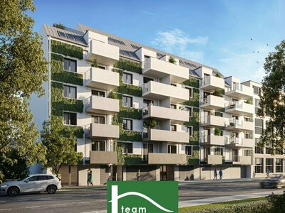 Perfekt aufgeteilte 3-Zimmer-Wohnung mit Balkon in absoluter Hofruhelage - Neubau beim Donauzentrum / U1 - JETZT ANFRAGEN