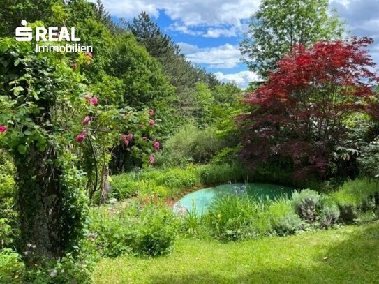 Naturparadies für Gartenliebhaber - Vollziegel Massivhaus in absoluter Ruhelage - 5 Zi, Wintergarten, Keller, Werkstatt…