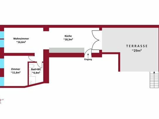 Neubau/Erstbezug I Außenflächen: Terrassen, Balkone & Dachterrassen I Schlüsselfertig I Luftwärmepumpe inkl. Kühlung I