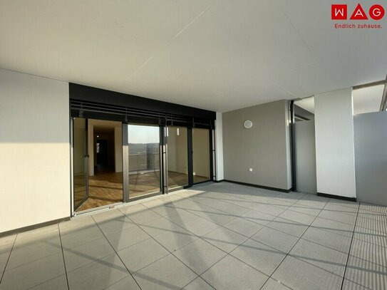 Traumhafte 3 Zimmer Wohnung mit großer Terrasse: Genießen Sie Barrierefreiheit und modernster Heiz- und Klimatechnik un…