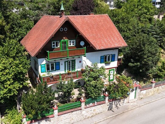 Traditionelles Wienerwaldhaus in Aussichtslage auf der Sophienalpe