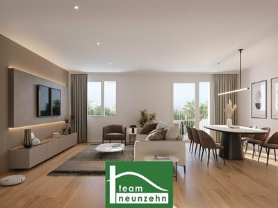 Preiswerte 2-Zimmer-Wohnung im Erstbezugs-Neubau direkt bei Donauzentrum/U1 - Fußbodenheizung über Erdwärme. - WOHNTRAUM