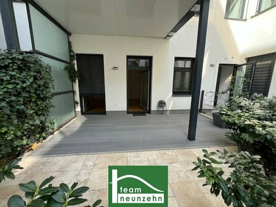 TRAUMHAFTE ALTBAU-WOHNUNG MIT GARTEN, TERRASSE UND ATRIUM! HOFRUHELAGE! SANIERT! Hochwertig inkl. Küche! Gelungener Gru…