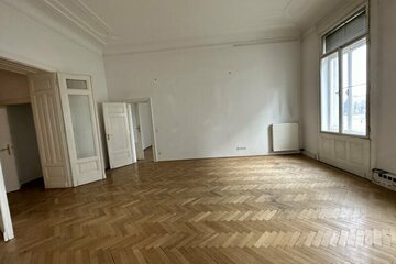 Büro am Schwarzenbergplatz mit Blick auf die französische Botschaft: Büro kann nach den Wünschen des künftigen Büromieters saniert werden!