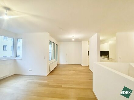 Schöne 2-Zimmer-Maisonette-Wohnung mit Loggia im Sonnwendviertel