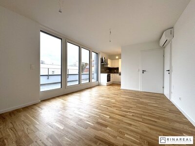 Blumengasse - 2 Zimmer Wohnung mit Terrasse | 2.OG = DG | Neubau - Erstbezug | Klimaanlage | Einbauküche | zzgl. Tiefgaragenstellplatz | Top A9b