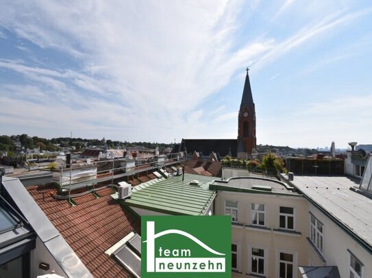 Über den Wolken - Herrschaftliches DG-Penthouse auf 2 Ebenen mit großer Dachterrasse und Weitblick im begehrten 18.Bezi…