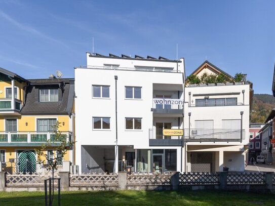 BEZUGSFERTIG mitten in Mondsee: Moderne 3-Zimmer-Wohnung mit Balkon und Tiefgarage!