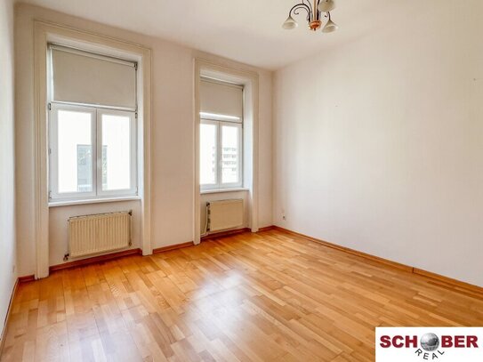 2 getrennt begehbare Zimmer in wunderschönem Altbau