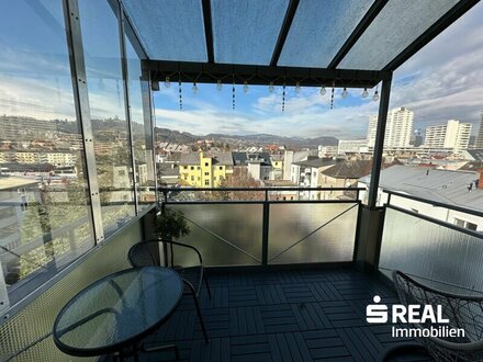 Ruhige 1-Zimmer-Wohnung mit Balkon+tollem Ausblick, 4040 Linz-Urfahr