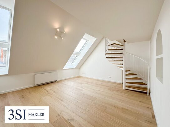 Helle 2-Zimmer-Maisonettewohnung im Dachgeschoß in Top Lage