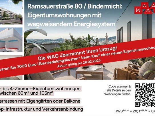 Sofort beziehbare und barrierefreie Wohnung im letzten OG mit dem Vorteil durch eine ideale Infastruktur u. eine energi…