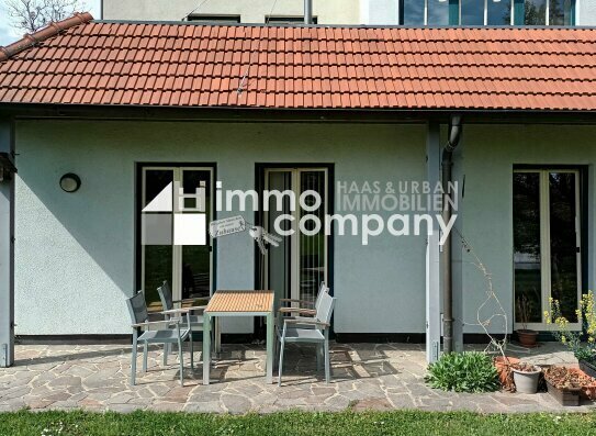 Wohnung mit überdachter Terrasse und Garten (Preis inkl. Betriebskosten, Strom und Heizung)