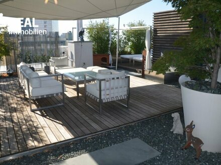 3-Zimmer-Eigentumswohnung im DG - 360° Rundumblick - 104 m² Dachterrasse mit Whirlpool und 2 Tiefgaragenplätze im Eigen…