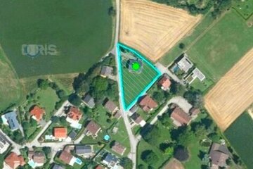 TOP LAGE & HERRLICHE AUSSICHT - SONNIG & RUHIG - KÜRNBERGER WALD - 2.156 m² Baugrundstück mit Altbestand