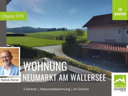 Entzückende 3 Zimmer Maisonettewohnung im Grünen