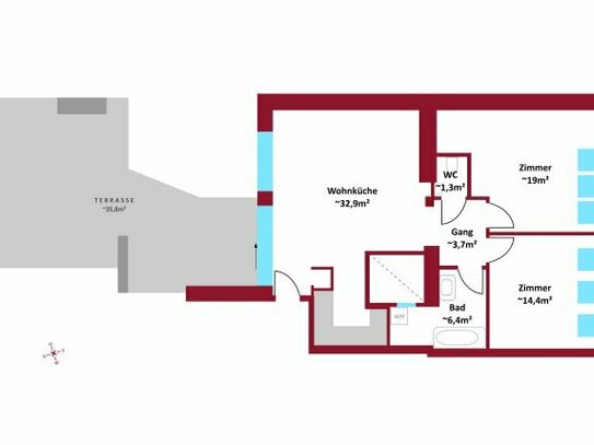 Erstbezug DG-Wohnungen inkl. Lift, Außenflächen mit Weitsicht & Innenhof liegend I Luftwärmepumpe, Klimaanlage u.v.m.!