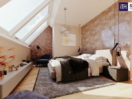 Die perfekte Kleinwohnung im Dachgeschoss mit Luftwärmepumpe! Hofseitiger Balkon + Ideale Raumaufteilung + Traumhaftes,…