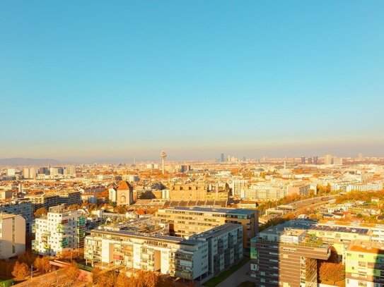 MySky, Blick über Wien - 2 Zimmer Neubau im 19. Stock