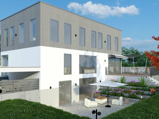 Langenzersdorf - Erstbezug: Modernes Designer-Einfamilienhaus auf Eigengrund (demnächst Fertigstellung!)