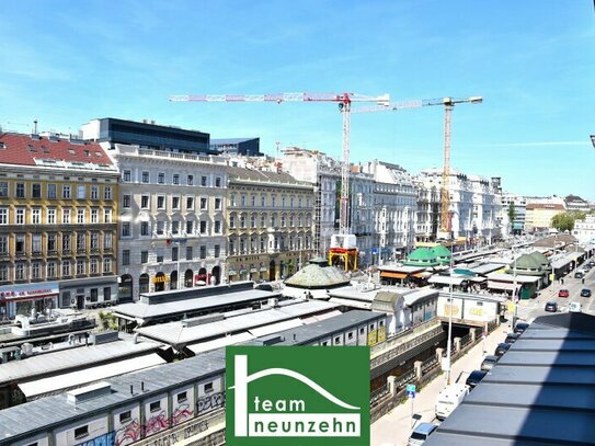 Absoluter Wohntraum direkt am Naschmarkt ! Einzigartige DG-Maisonette mit Terrasse und Wintergarten ! Sofort beziehbar…