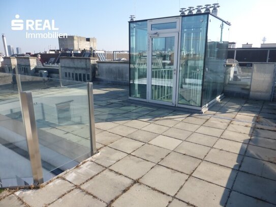 Nahe Arenbergpark - 65 m² große Dachterrasse mit Rundum-Weitblick