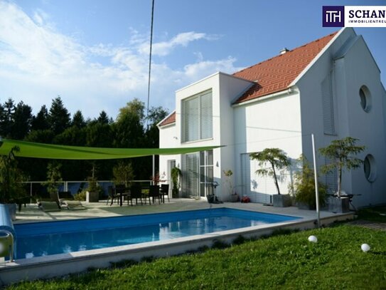 Luxus Einfamilienhaus in idyllischer Ruhelage mit Salzwasserpool und riesengroßen Eigengarten - Nähe Lieboch - wir biet…