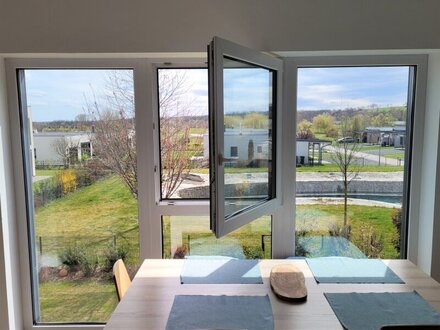 Top-Ferienapartment: Fernblick und Schwimmteich