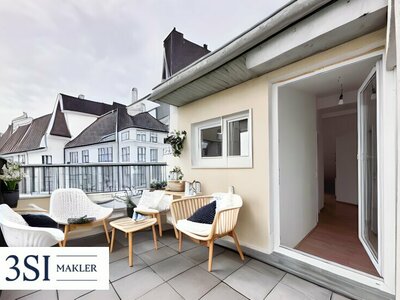 Lichtdurchflutete Dachgeschoß-Maisonette mit optimaler Aufteilung für viel Privatsphäre und großzügiger Ostterrasse