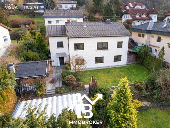 Traumhaftes Wohnen in Wilhering - Großzügiges Einfamilienhaus mit Garage, Garten und Pool!