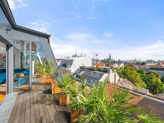 Luxuriöses Penthouse mit traumhaftem Ausblick in bester Lage von Wien - 285m² Wohnfläche zum Kauf für 6,35 Mio. €